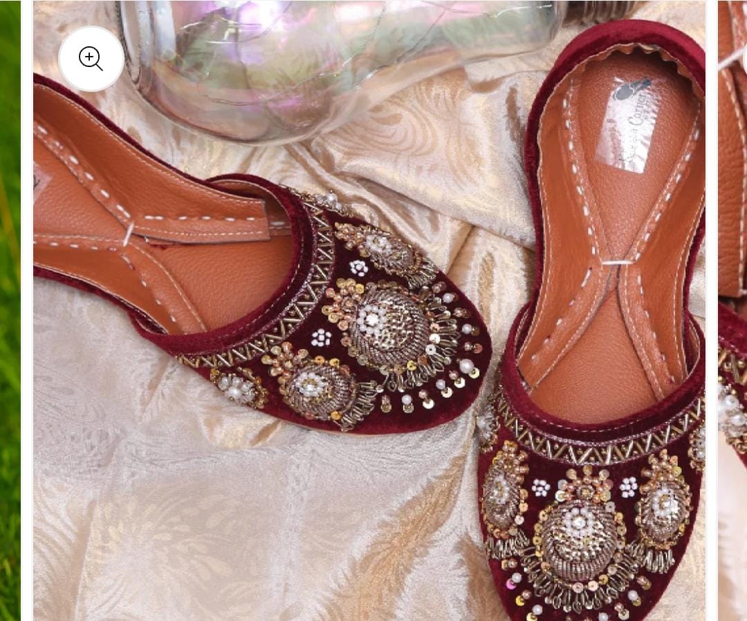 Fancy  Embroidered khussa KHF#4