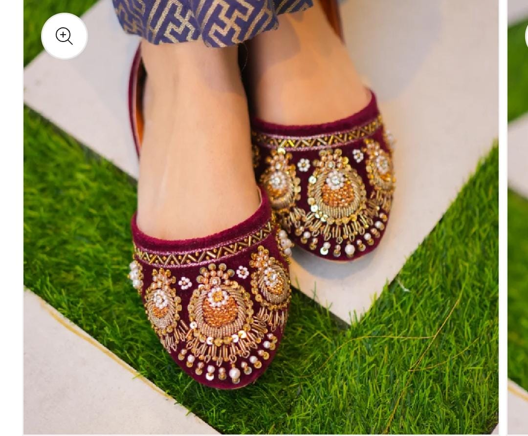 Fancy  Embroidered khussa KHF#4