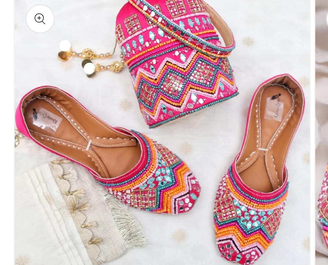 Fancy  Embroidered khussa KHF#5
