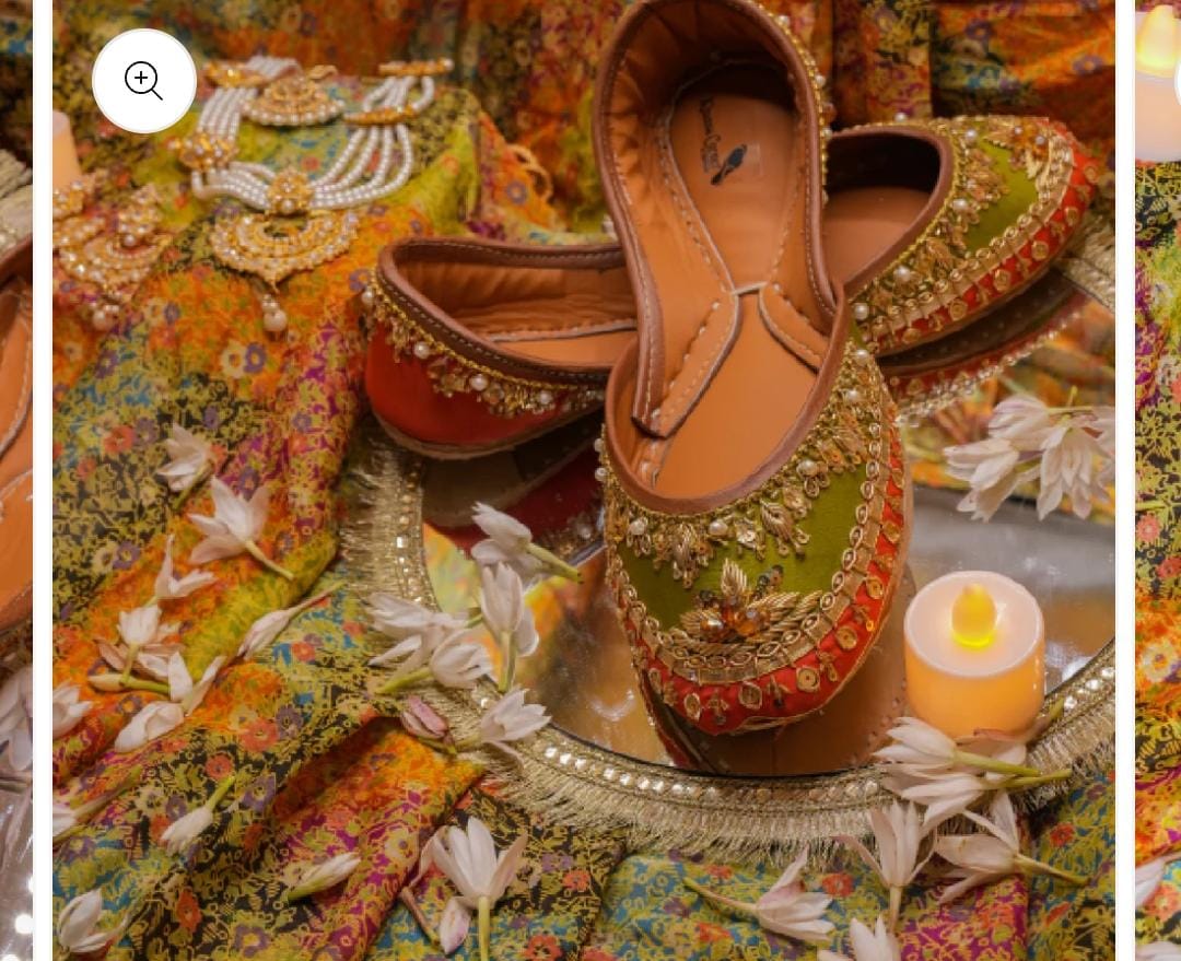 Fancy  Embroidered khussa KHF#9