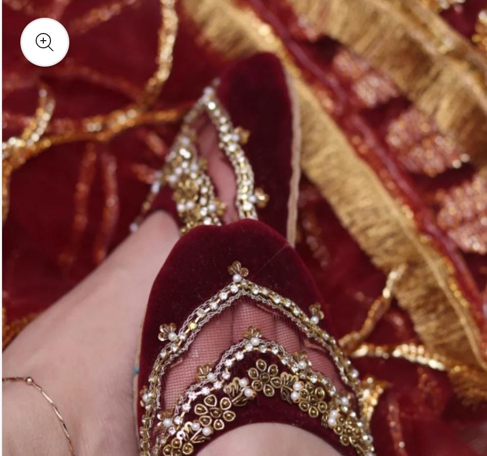 Fancy  Embroidered khussa KHF#13
