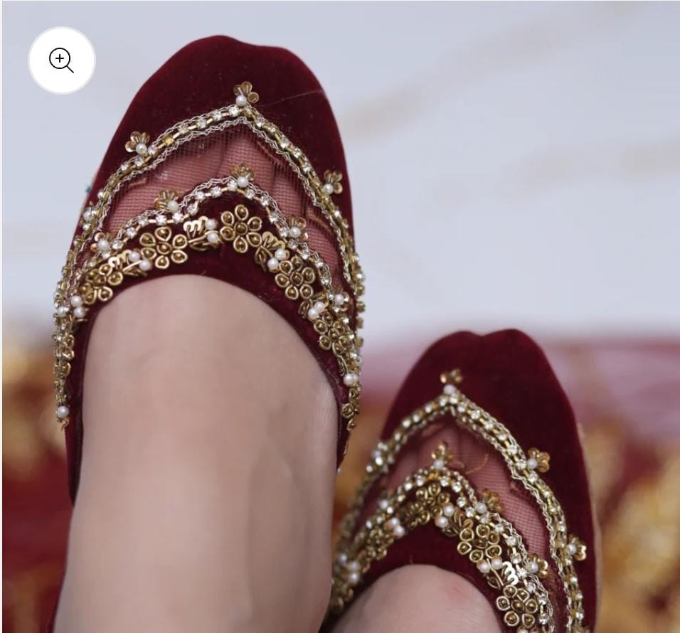 Fancy  Embroidered khussa KHF#13