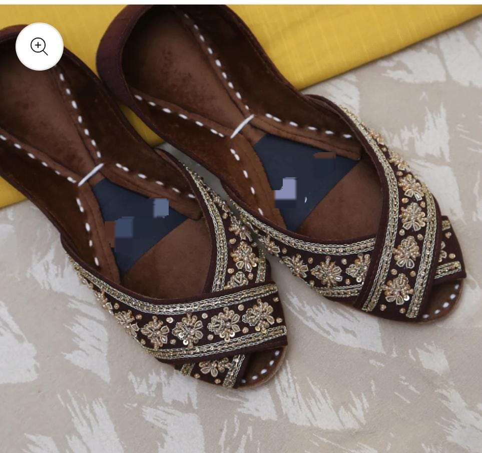 Fancy  Embroidered khussa KHF#14