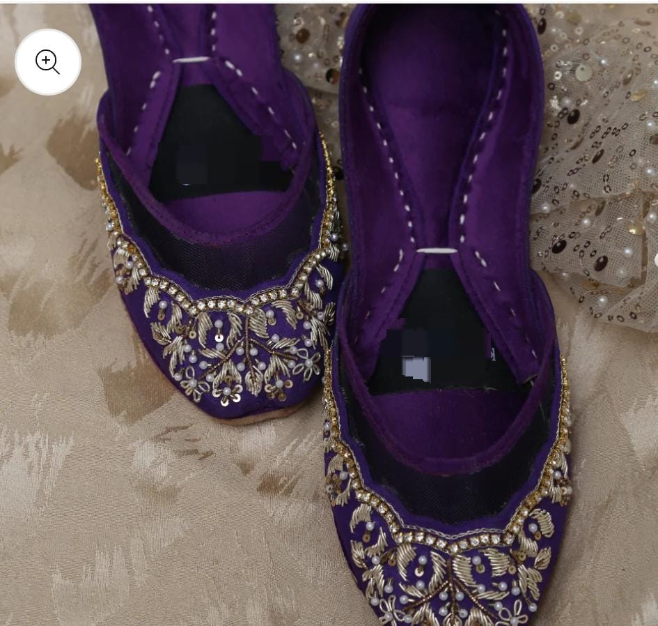 Fancy  Embroidered khussa KHF#17