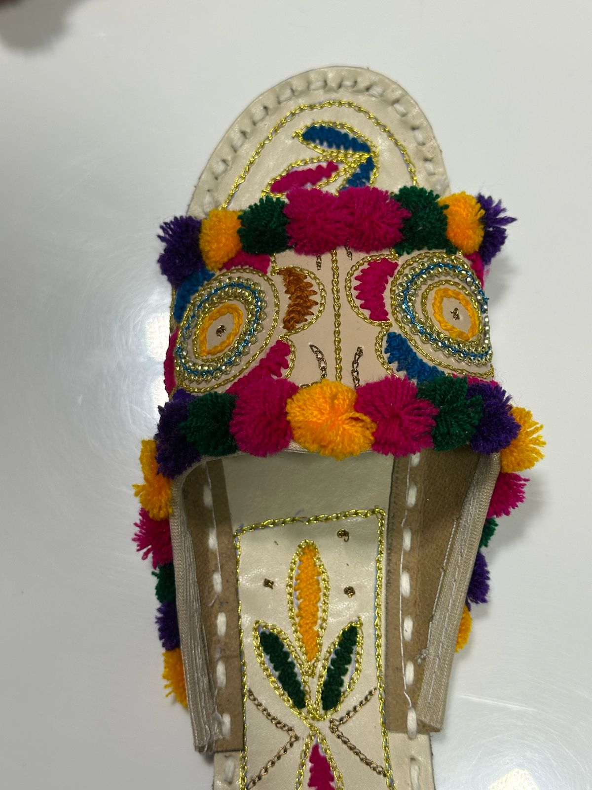 Vibrant Handcrafted Embroidered Khussa