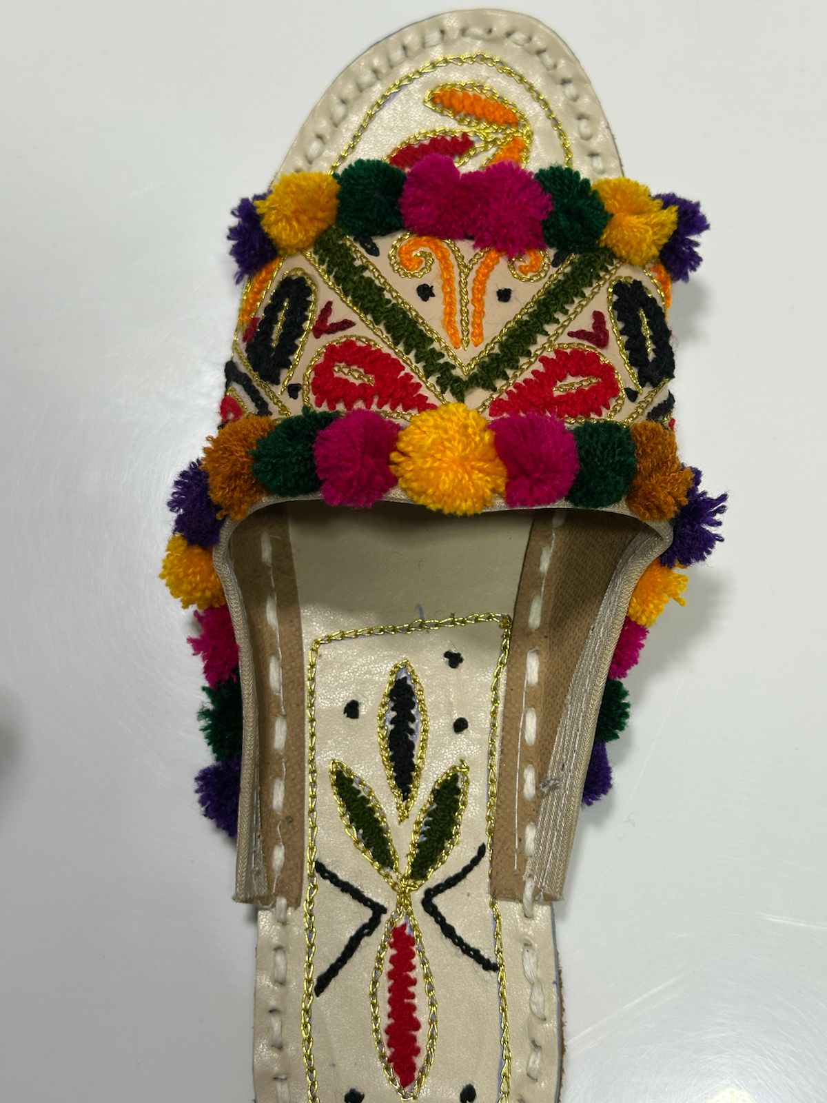 Vibrant Handcrafted Embroidered Khussa
