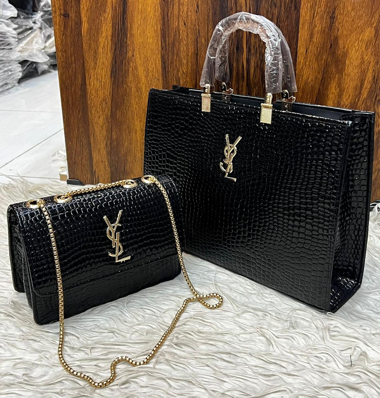 🖤🤍 YSL Bags Combo Deal – Elegant Style, Double Glamour! ✨