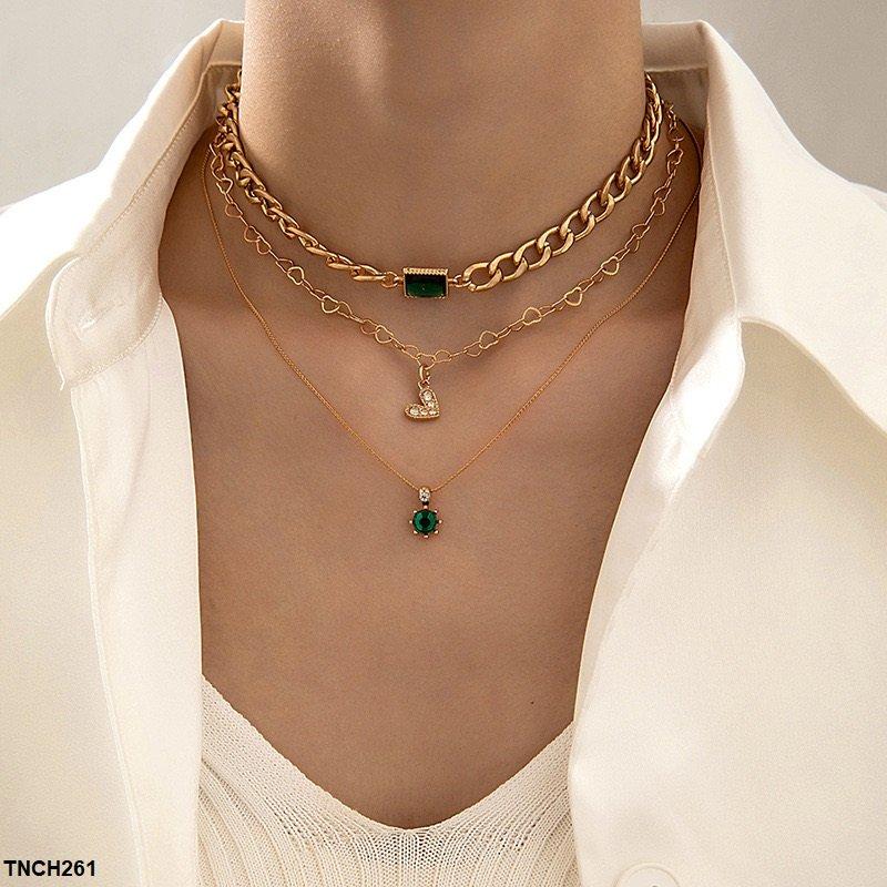 Square heart necklace