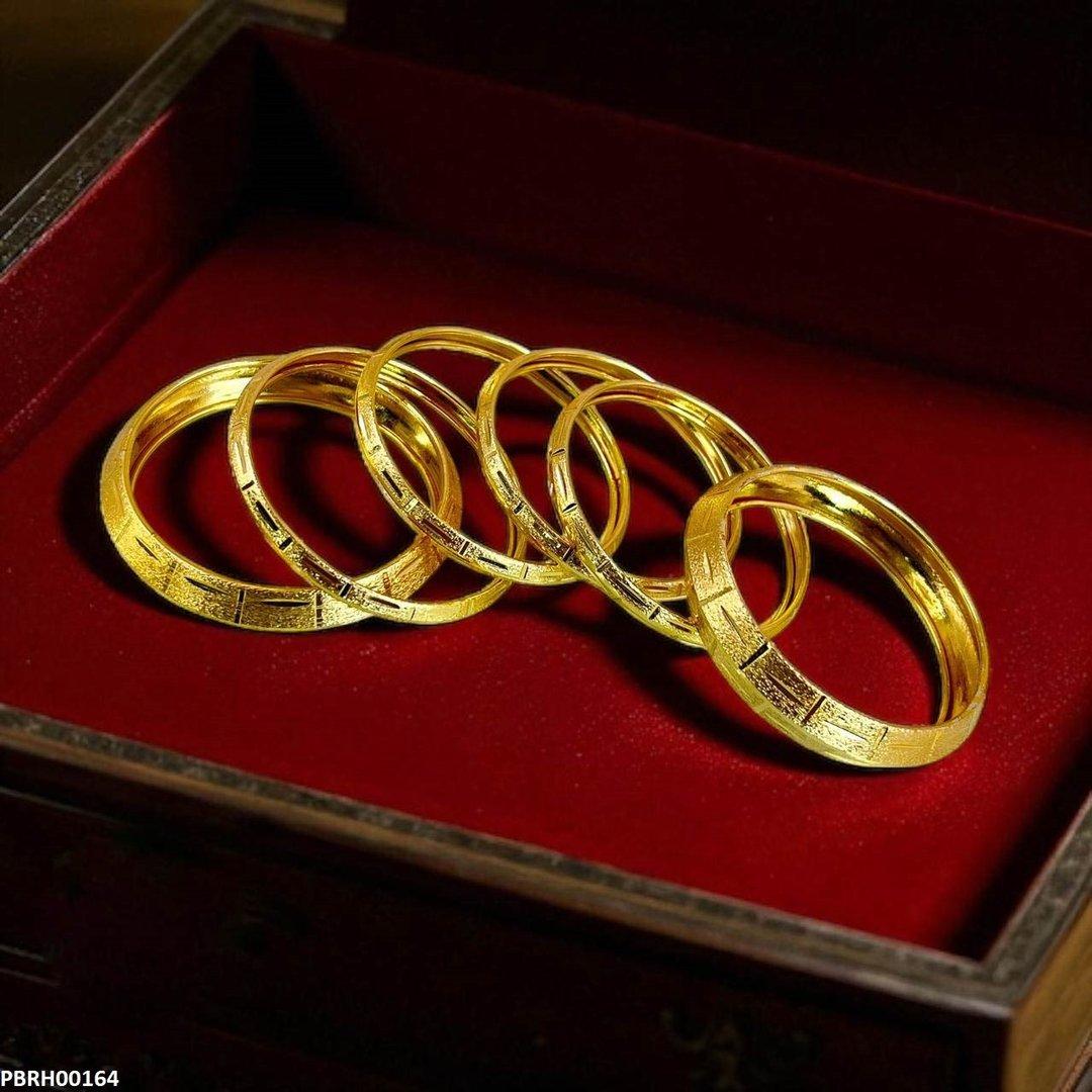 Bangles gold plated set of 6