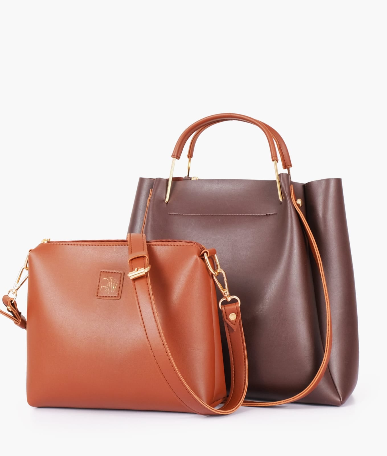 metal handle tote bag
