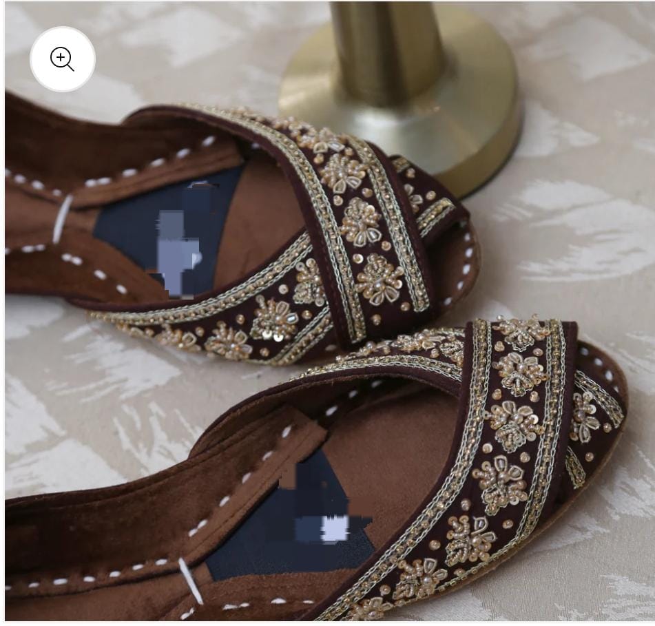 Fancy  Embroidered khussa KHF#14