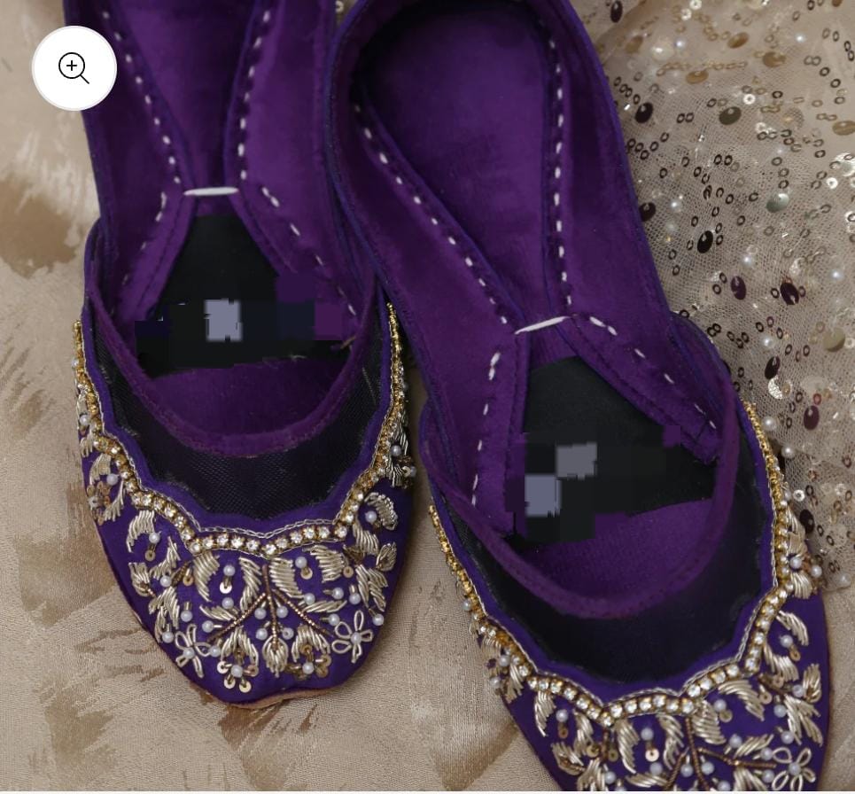 Fancy  Embroidered khussa KHF#17
