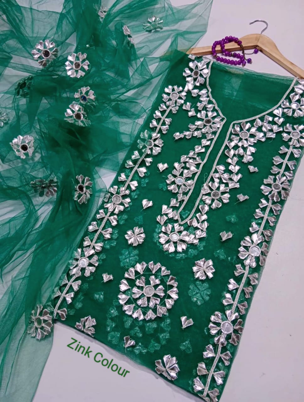 Net Silver Gotta Work 2Pc Suit