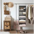 Closet Organizer Hanging Storage Bag Wardrobe Cloth Organizer 5/6 Layers Shelf Foldable Clothing Storage Rack Shelves