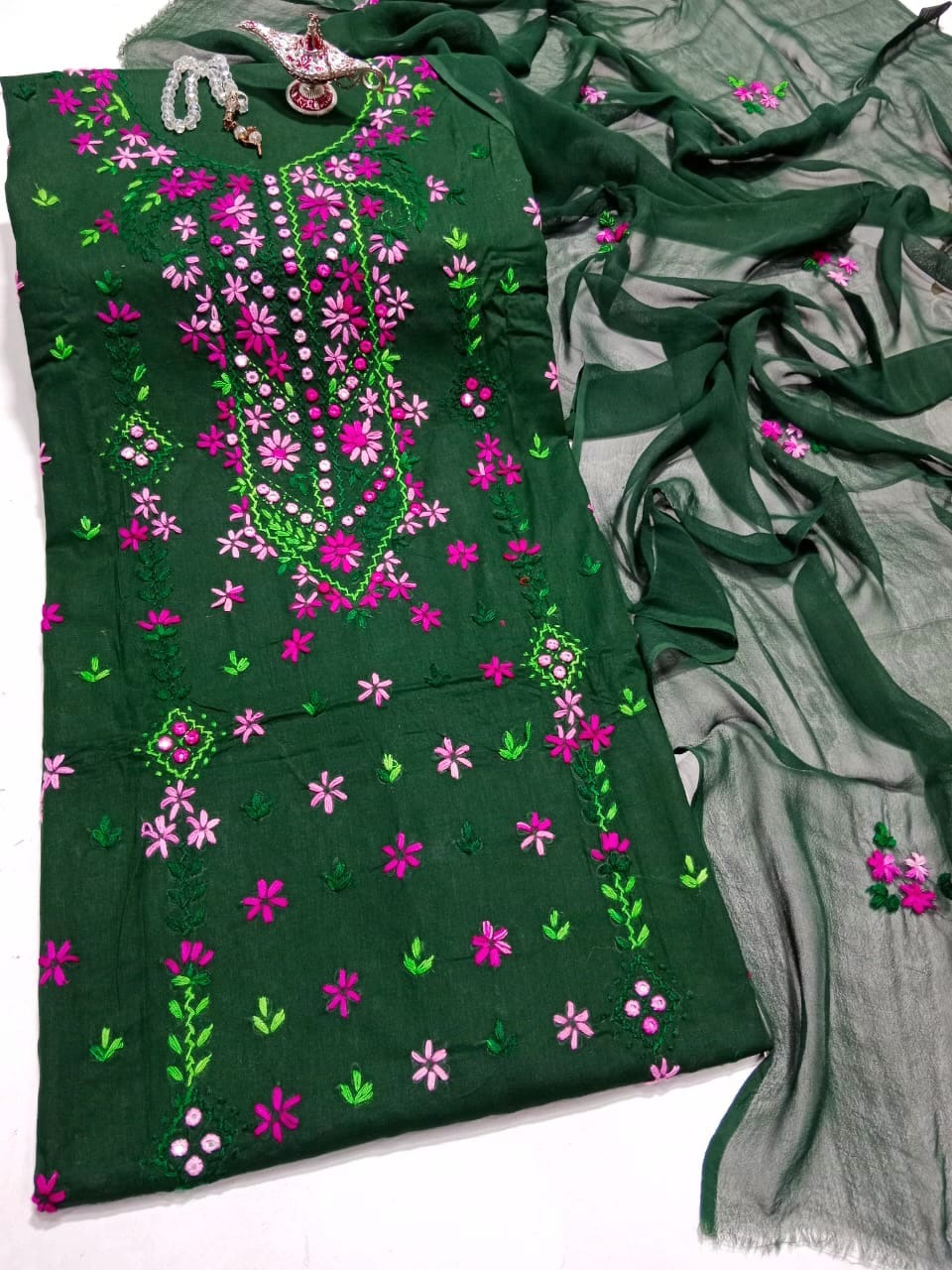 HandWork Pakka Tanka+Mirror Work