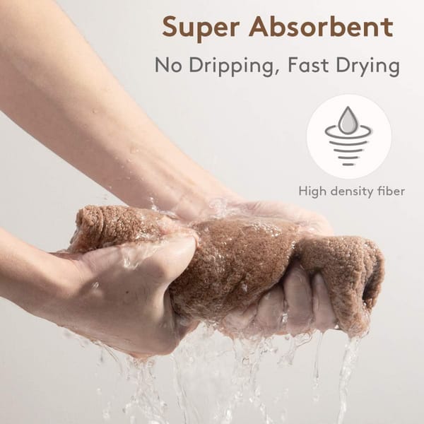 Microfiber Hair Drying Cap – 2 PCS