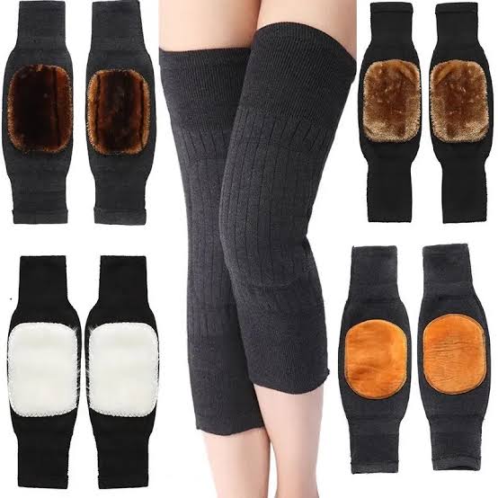Warm Wool Knee Pads (Pair)