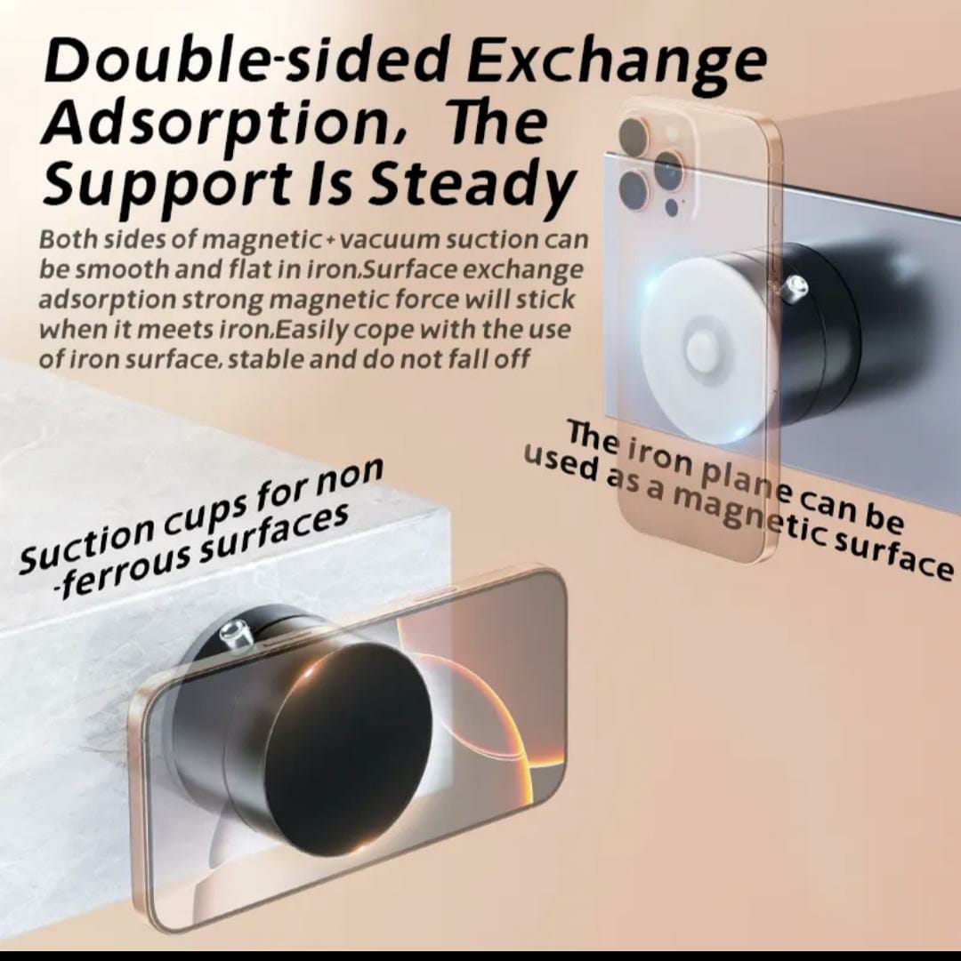 Portable Multi Functional- Vacuum Suction Mobile Stand