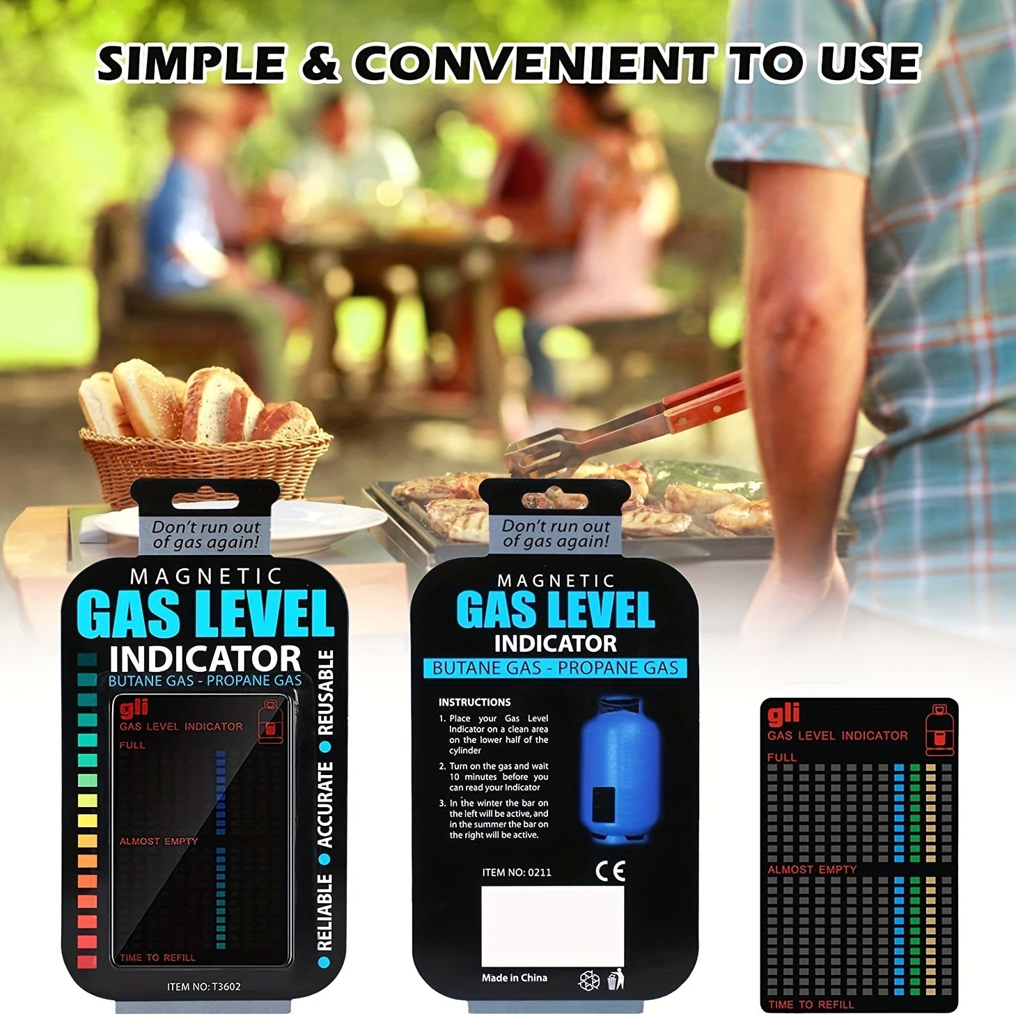 Smart Magnetic Gas Level Indicator – Khushnood.pk