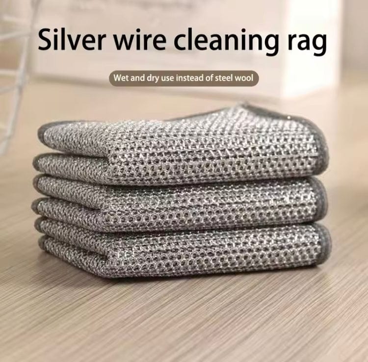 Kitchen Steel Mesh Wire Cleaning Cloth(10pc)