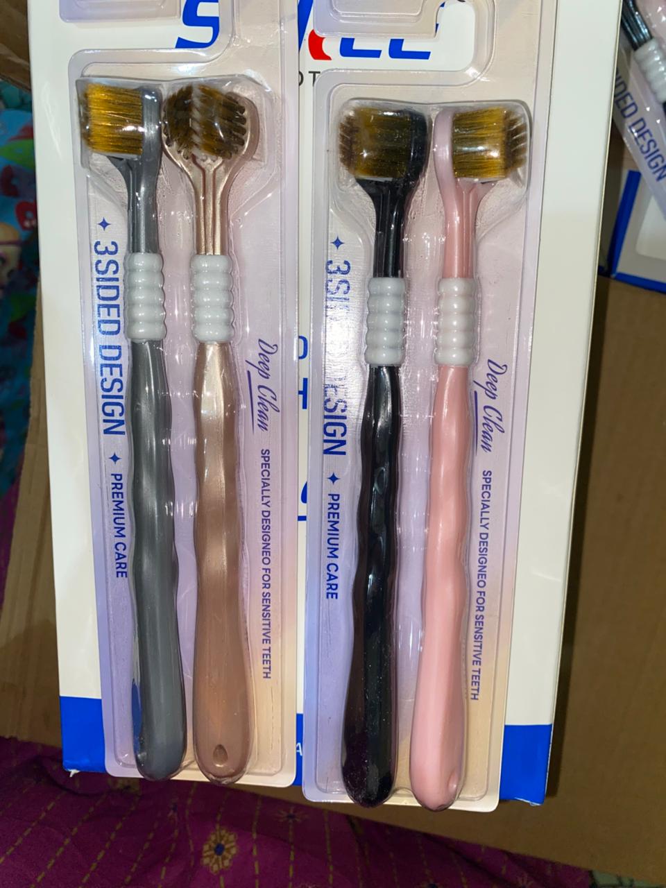 3 Sided Toothbrush