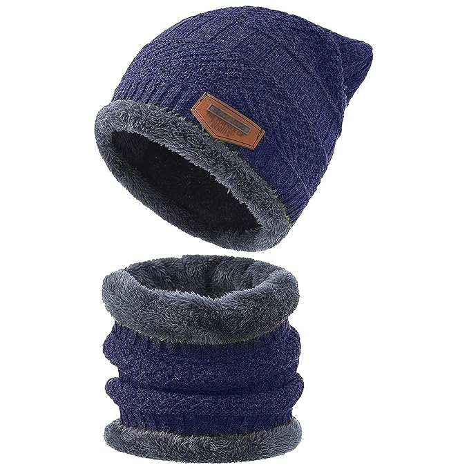 Buy 1 get 1 free winter cap set(random color)