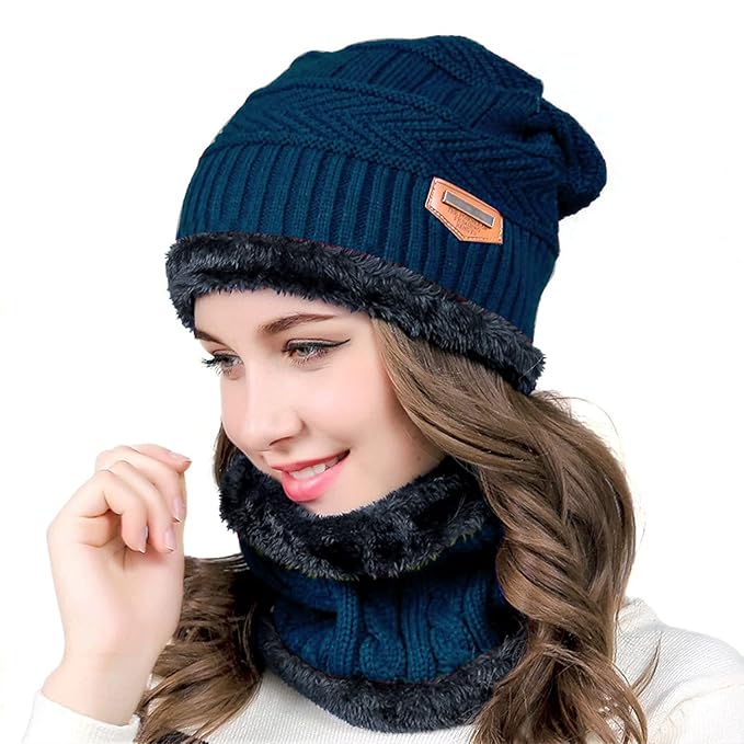 Buy 1 get 1 free winter cap set(random color)