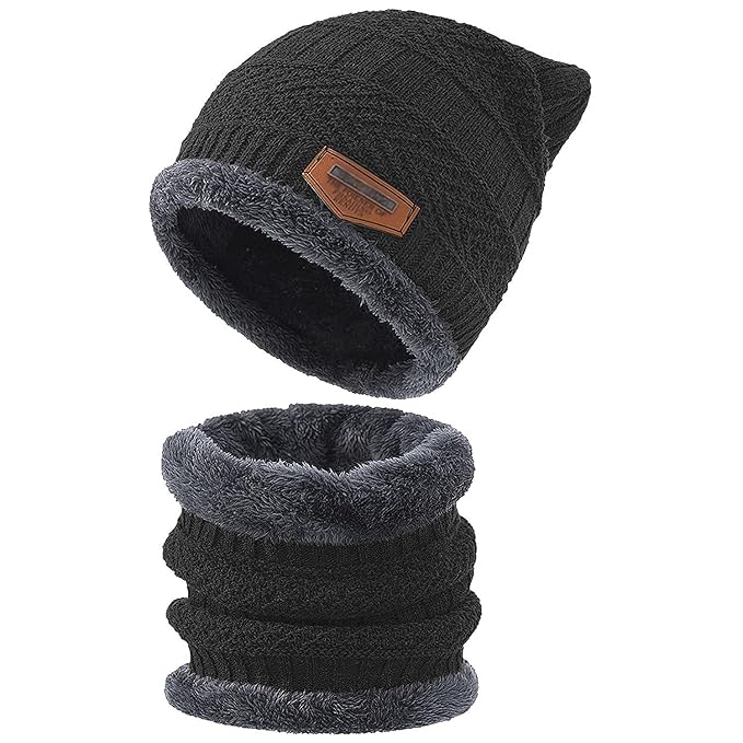 Buy 1 get 1 free winter cap set(random color)