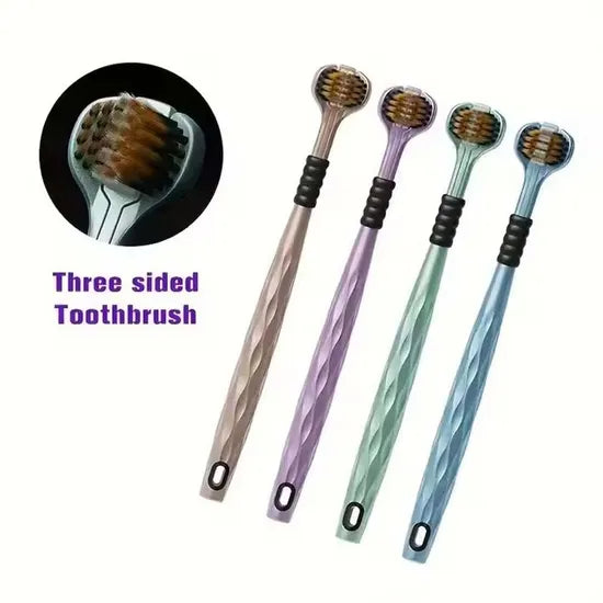 3 Sided Toothbrush